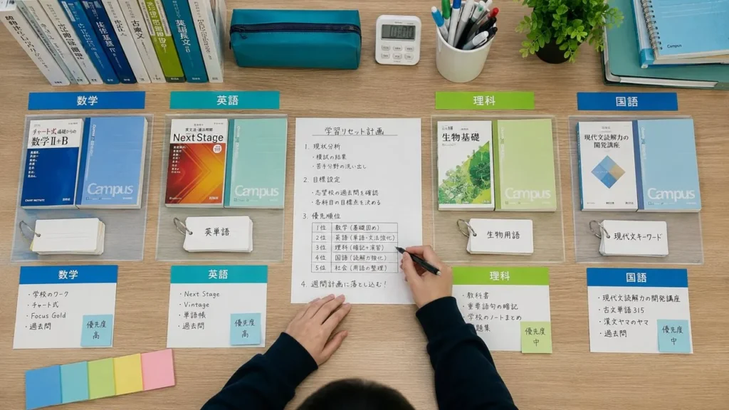 産近甲龍と日東駒専を併願するのはあり？を考える受験学習のイメージ
