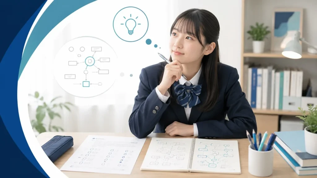 塾なしで日東駒専を目指す参考書ルートの考え方を考える受験学習のイメージ